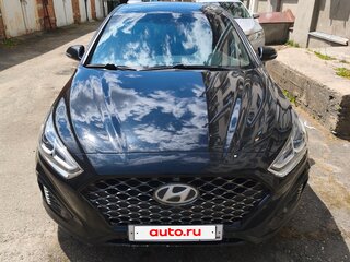 2018 Hyundai Sonata VII (LF) Рестайлинг, чёрный, 1660000 рублей, вид 1