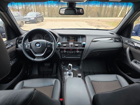 2017 BMW X3 20d xDrive II (F25) Рестайлинг, синий, 2850000 рублей - вид 15