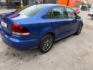 2019 Volkswagen Polo V Рестайлинг, синий, 1320000 рублей, вид 5