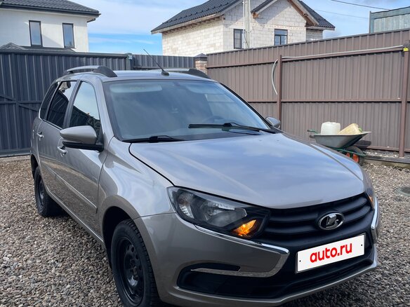 2019 Lada (ВАЗ) Granta I Рестайлинг, серебристый, 535000 рублей