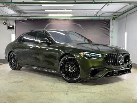 2024 Mercedes-Benz S-Класс AMG 63 e AMG Long IV (W223), зелёный, 23590000 рублей, вид 2