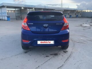 2011 Hyundai Solaris I, синий, 555000 рублей, вид 5