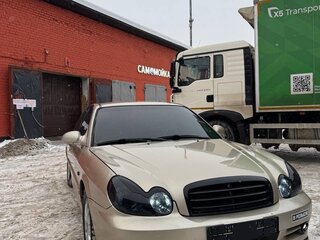 2005 Hyundai Sonata ТагАЗ IV (EF) Рестайлинг, бежевый, 550000 рублей, вид 2