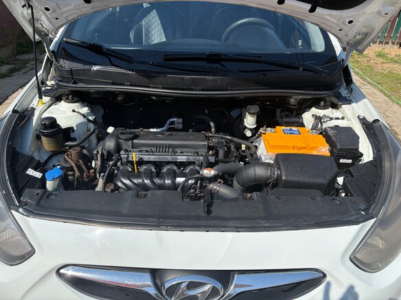 2013 Hyundai Solaris I, белый, 410000 рублей - вид 11