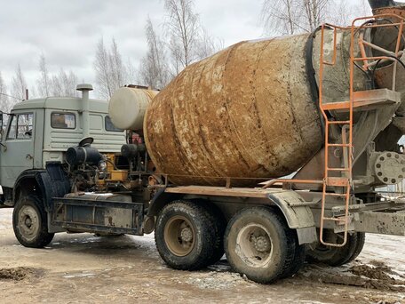 2006 КамАЗ Автобетоносмеситель, серый, 800000 рублей, вид 5