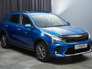 2020 Kia Rio X IV Рестайлинг, синий, 1797000 рублей, вид 3