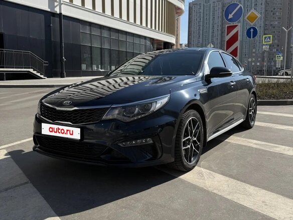 2019 Kia Optima IV Рестайлинг, синий, 2500000 рублей