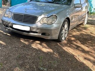 2003 Mercedes-Benz C-Класс 220 II (W203), серебристый, 530000 рублей, вид 1