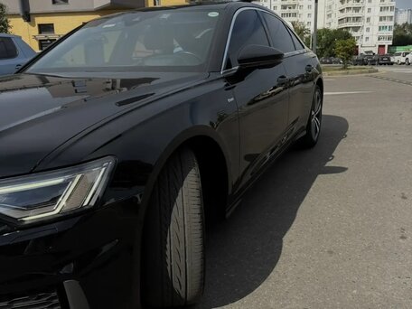 2021 Audi A6 45 TFSI V (C8), чёрный, 4299000 рублей, вид 3