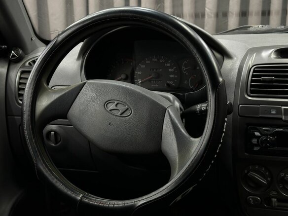 2008 Hyundai Accent ТагАЗ II, чёрный, 199999 рублей - вид 8