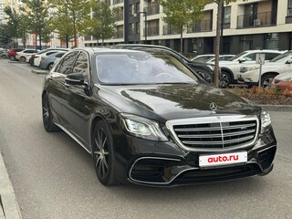 2017 Mercedes-Benz S-Класс AMG 63 AMG Long III (W222, C217) Рестайлинг, чёрный, 7100000 рублей, вид 1