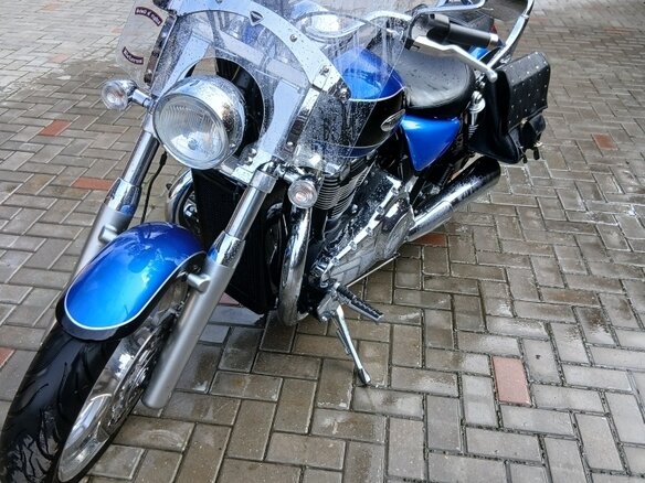 2013 Triumph Thunderbird 1600, синий, 751673 рублей - вид 4