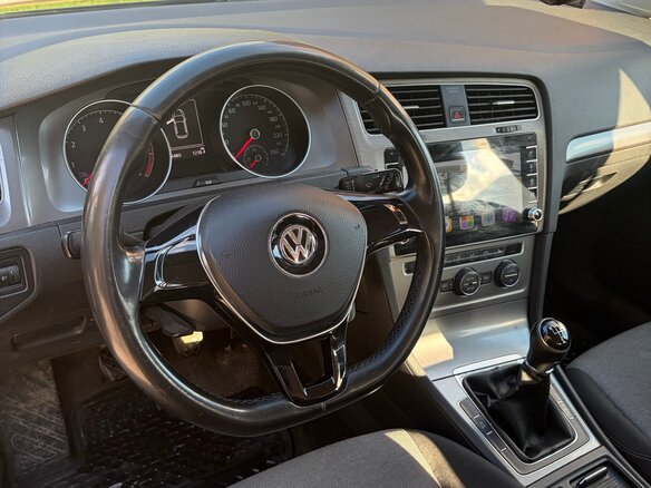 2013 Volkswagen Golf VII, серый - вид 5