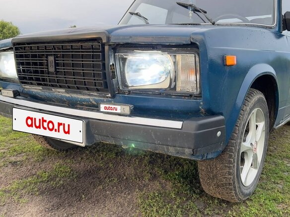 2004 Lada (ВАЗ) 2107, синий, 199000 рублей - вид 14