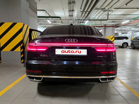 2020 Audi A8 Long 55 TFSI IV (D5), чёрный, 4250000 рублей - вид 11
