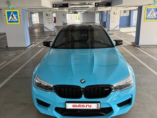 2019 BMW M5 Competition VI (F90), голубой, 9700000 рублей, вид 1
