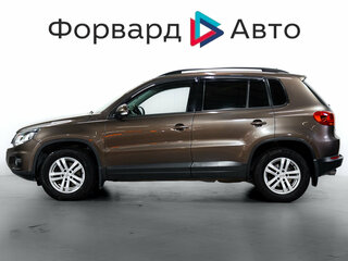2014 Volkswagen Tiguan I Рестайлинг, коричневый, 1299000 рублей, вид 4