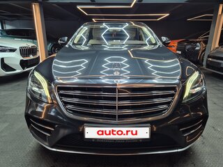 2018 Mercedes-Benz S-Класс 560 VI (W222, C217) Рестайлинг, чёрный, 3850000 рублей, вид 1