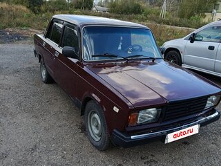 2005 Lada (ВАЗ) 2107, пурпурный, 120000 рублей, вид 1