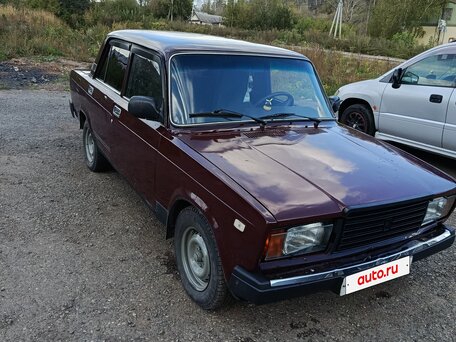 2005 Lada (ВАЗ) 2107, пурпурный, 120000 рублей, вид 1