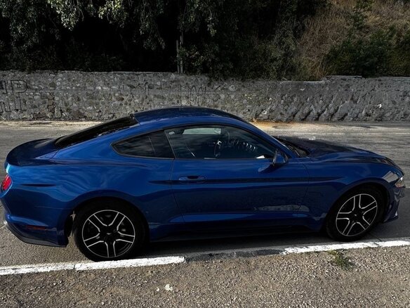 2018 Ford Mustang VI Рестайлинг, синий, 2000000 рублей - вид 3