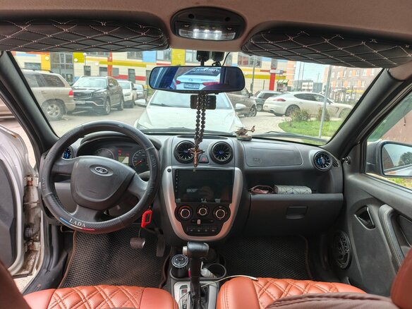 2012 Lada (ВАЗ) Granta I, серебристый, 360000 рублей - вид 12