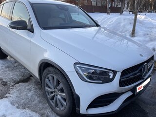 2021 Mercedes-Benz GLC Coupe 300 I (C253) Рестайлинг, белый, 6000000 рублей, вид 4
