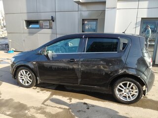 2012 Chevrolet Aveo II, чёрный, 530000 рублей, вид 4