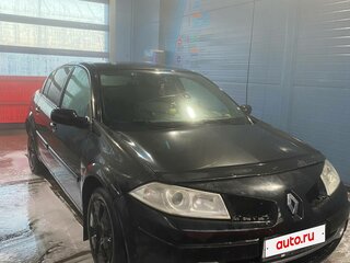 2008 Renault Megane II Рестайлинг, чёрный, 350000 рублей, вид 1