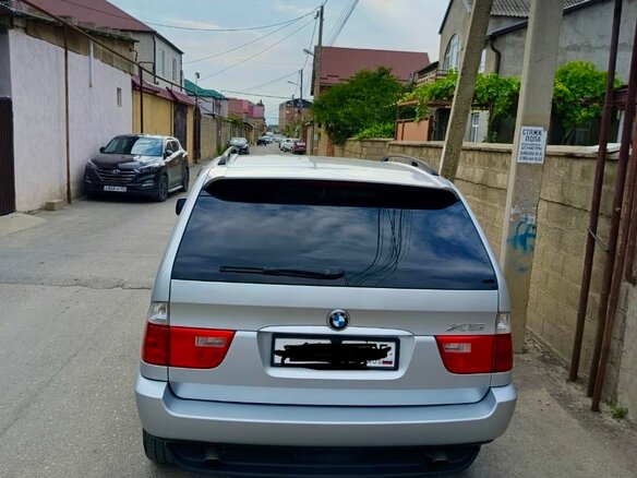 2003 BMW X5 3.0i I (E53), серебристый, 850000 рублей - вид 6