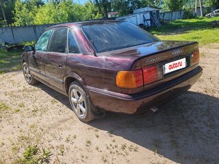 1991 Audi 100 IV (C4), пурпурный, 260000 рублей, вид 3