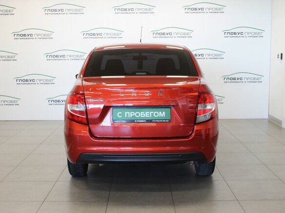 2019 Lada (ВАЗ) Granta I Рестайлинг, красный, 650000 рублей - вид 5