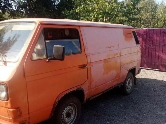 1986 Volkswagen Transporter, оранжевый, 100000 рублей - вид 6