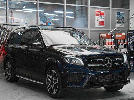 2016 Mercedes-Benz GLS 350 d I (X166), синий, 4049000 рублей, вид 3