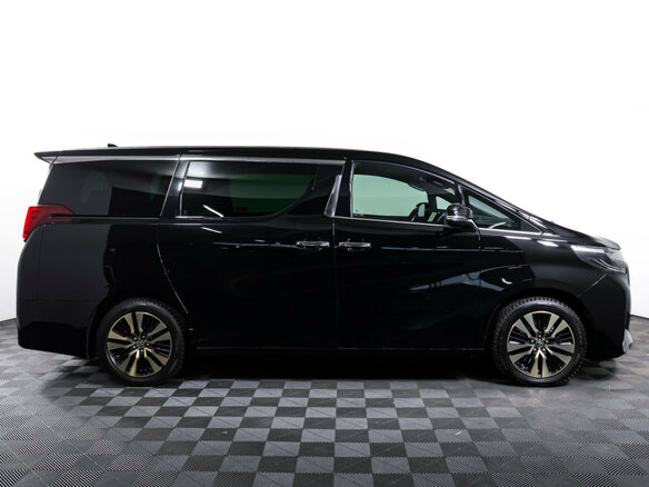 2021 Toyota Alphard III Рестайлинг, чёрный, 5760000 рублей - вид 3