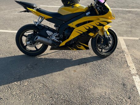 2008 Yamaha YZF-R6, жёлтый, 540000 рублей, вид 3