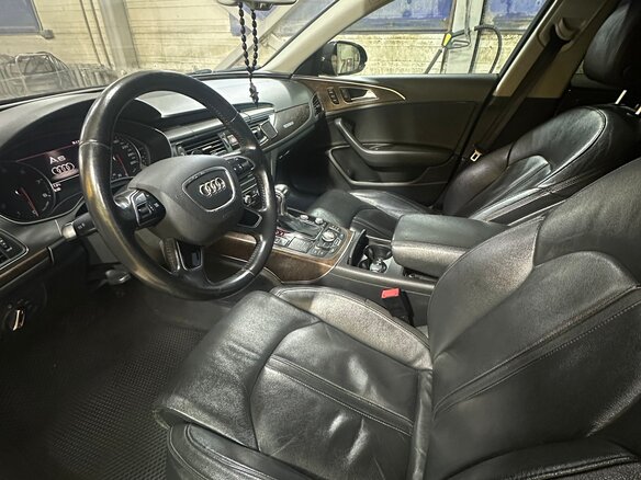 2012 Audi A6 IV (C7), чёрный, 1400000 рублей - вид 4