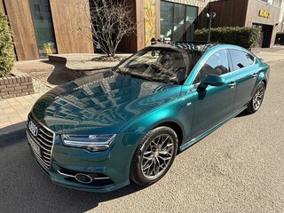 2016 Audi A7 I (4G) Рестайлинг, зелёный, 3000000 рублей, вид 1
