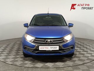 2019 Lada (ВАЗ) Granta I Рестайлинг, синий, 700000 рублей, вид 2