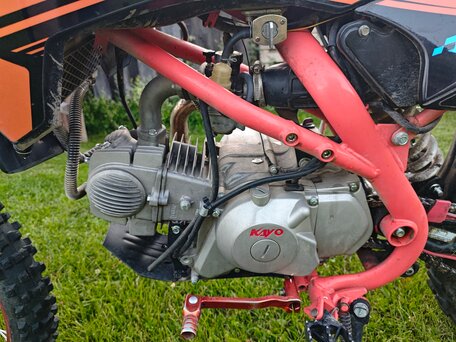 2024 Kayo Evolution YX140EM, оранжевый, 85000 рублей, вид 4