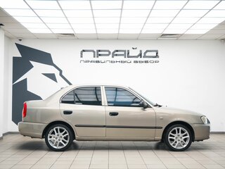 2008 Hyundai Accent ТагАЗ II, бежевый, 479000 рублей, вид 5