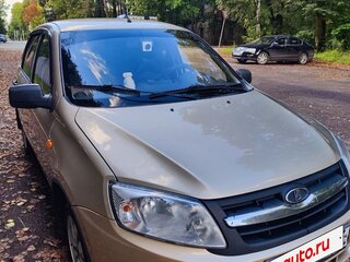 2013 Lada (ВАЗ) Granta I, серебристый, 450000 рублей, вид 4
