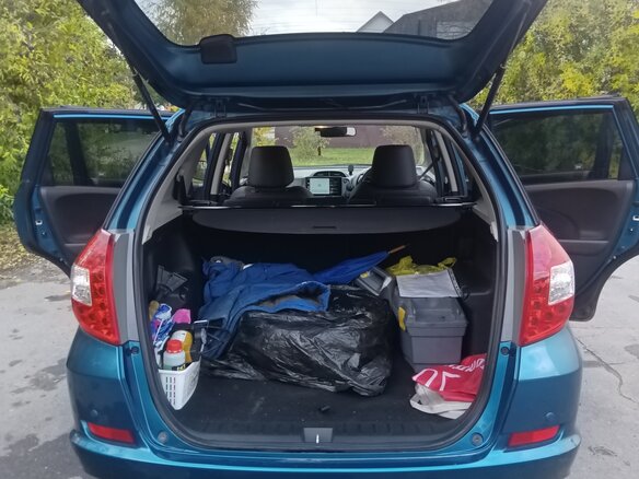 2012 Honda Fit Shuttle I, синий, 900000 рублей - вид 15