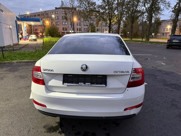 2014 Skoda Octavia III (A7), белый - вид 4