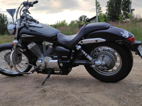 2008 Honda Shadow 750, чёрный, 515000 рублей - вид 25