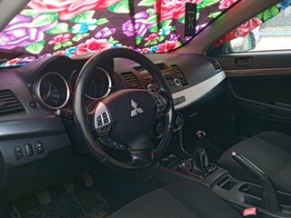 2008 Mitsubishi Lancer X, синий, 600000 рублей, вид 5