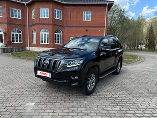 2019 Toyota Land Cruiser Prado 150 Series Рестайлинг 2, чёрный, 4300000 рублей, вид 1