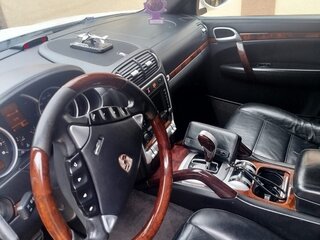 2008 Porsche Cayenne S I Рестайлинг (957), белый, 1370000 рублей, вид 5