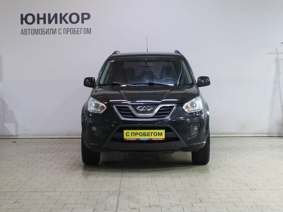 2014 Chery Tiggo (T11) I Рестайлинг (FL), чёрный - вид 2