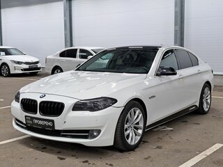 2014 BMW 5 серии Long 520Li VI (F10/F11/F07) Рестайлинг, белый, 1670000 рублей, вид 1